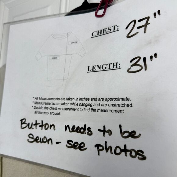 Tasso Elba Shirt Mens XL Tan Silk Linen Button Up Short Sleeve Collared *Flaw - Picture 8 of 8